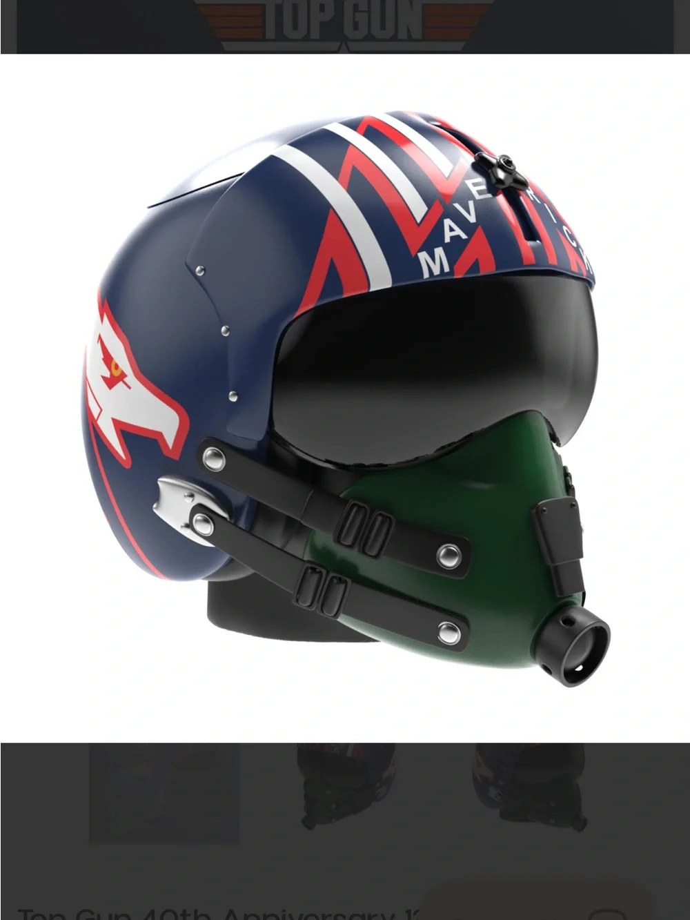 Top Gun 40th Anniversary 130oz Maverick Helmet Popcorn Bucket